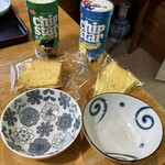 あら宮 - 【特別サービス♡】チップスター&シフォンケーキ&蕎麦（いなか&二八：完食！）٩(^‿^)۶