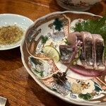 和創作 太 - 左にある特製お出汁ぽん酢がお上品でおいしかったです