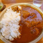 カレーショップ フェンネル - えびとかぼちゃのカレー