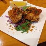 ななくさ食堂 - 若鶏の竜田揚げザクザクスパイスのせ