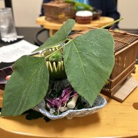 日本海 - 重陽　豪華な前菜　虫籠の演出も素敵