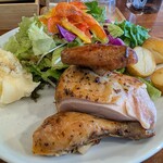 Farmer's Chicken - 料理写真:【2024/10】クォーターチキンプレート＋マッシュポテト