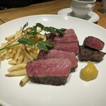 洋食 おがた - 熊本あか牛のリブロースステーキ