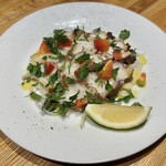 洋食 おがた - タコのカルパッチョ