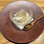 洋食 おがた - 梨のシャーベット