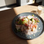 nöjd ICE CREAM - やわらかグリルチキンと16穀米プレート