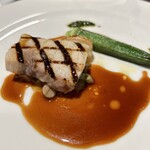 Kumazawa - 気仙沼メカジキ　和風ラタトゥイユオレンジソース
      ジェノベーゼ