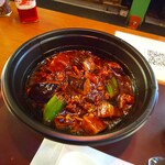 担担麺や 天秤 - 麻婆茄子麺4辛