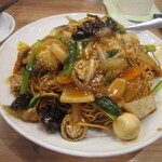 餃子の王様 龍吟 - 五目かた焼きそば