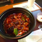 担担麺や 天秤 - 麻婆茄子麺4辛