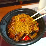 担担麺や 天秤 - 麻婆茄子麺4辛