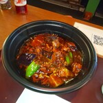 担担麺や 天秤 - 麻婆茄子麺4辛