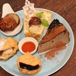 parfait de ruelle - 【2024.10】マロンプレート(ドリンク付き・税込2,180円)