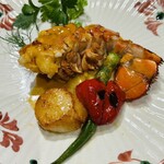 誠cuisine - わかりにくいから少し分解して撮りました。こーゆーのができるのも個室ならではかな？