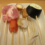 神楽揚処 本 串家 - 串カツのネタ