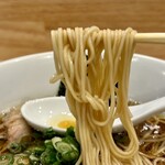 開運橋通 ふじ原 - ストレートな細麺