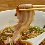 開運橋通 ふじ原 - 佐助豚のバラ肉チャーシュー（煮豚）