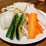 生ラム本舗 - 焼野菜盛り合わせ