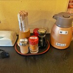 うな新 - 卓上置き調味料