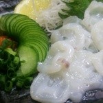 居酒屋 武 - 活タコ刺し(2014・４)