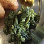 インド料理 パリワル - かぼちゃの新芽サグ(新芽ってところにこだわりを感じます)