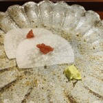 馳走 啐啄一十  - 【写真⑪】氷〆大根、梅肉