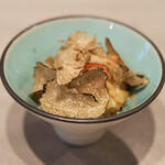 Global French Kitchen 雫 - ランチコース 2970円 のポルチーニ茸のリゾット