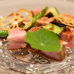 Global French Kitchen 雫 - ランチコース 2970円 のむさし麦豚肩ロースト