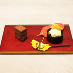 Global French Kitchen 雫 - ランチコース 2970円 のメゾンドゥースのデザート