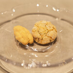 Global French Kitchen 雫 - ランチコース 2970円 のミニャルディーズ