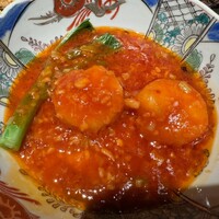 中華割烹 わらじん - 海老の上海風チリソース煮