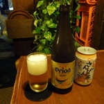 ゆうなんぎい - まずは沖縄の夜に乾杯♪　さんぴん茶も一緒にパシャリ！