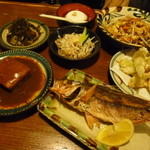 ゆうなんぎい - 「ゆうなんぎいＡ定食 (3150円)」！　すばらしいセットです。