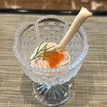 267230623 - 秋鮭と白子のムース 