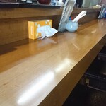 鳥処松藤 - 店内 カウンター席