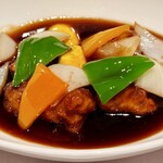 中国料理 星ヶ岡 - 黒酢酢豚