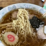 支那そば 熊文 - 麺の様子