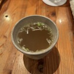 焼鳥 うの - 〆のスープ(無料)