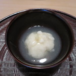 青草窠 - 強肴　焼き胡麻豆腐入り京蕪蒸し