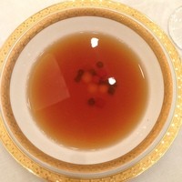 帝国ホテル 大阪 - 披露宴。コンソメスープ