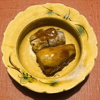 千松しま - 里芋とアケビと白茄子の和え物