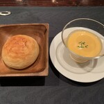 ラビスタ大雪山 - 春よ恋のぱん、濃厚ニンジンポタージュ