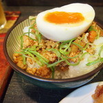 麺やBar 渦 - ミニ肉味噌玉子ライス