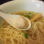 麺やBar 渦 - なんとシラス団子！