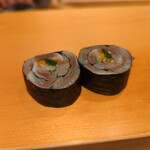 鮨 はしもと - イワシの海苔巻き