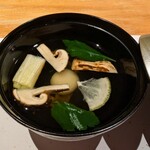 玉之湯 - 松茸のお吸い物