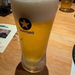 玉之湯 - 生ビール