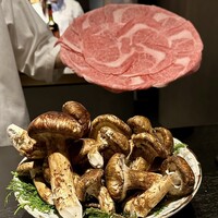 #肉といえば松田 奈良本店 - 本日のメインは大和牛と松茸♡