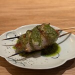 博多 松すけ - モッツァレラトマト巻 ジェノベーゼ 380円