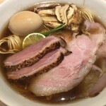 麺屋一燈 - 松茸PFP(パウンドフォーパウンド)+燻製半熟煮玉子